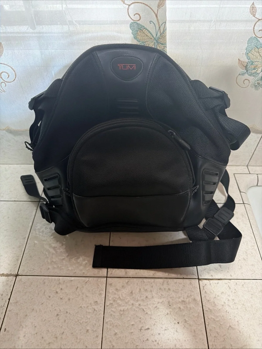 Tumi T2 Black Ballistic Nylon Multi Compartment Travel Rucksack waist pack
